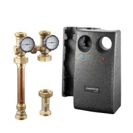 Насосная группа, Oventrop, Regumat S-180, прямая, DN 32 (2"), без насоса, рабочая температура, °С-85, рабочее давление, бар-10, с универсальной модульной теплоизоляцией