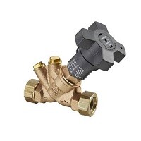 Регулирующий вентиль Hydrocontrol R, бронзовый, PN16, Ду15 1/2" с обеих сторон присоединительные отверстия для измерительной техники "classic" (закрыты заглушками) , с обеих сторон наружная резьба и накидная гайка