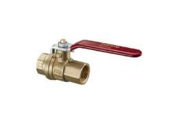 Кран шаровой Oventrop EZB, Ду20, 3/4", из латуни, стойкий к выщилачиванию цинка, полнопроходной, с обеих сторон внутренняя резьба ISO228/1 (резьба соответсвует также Rp по EN 10226-1), маховик: рукоятка рычажная из оцинкованной стали в пластмассовой оболо