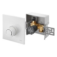 Набор терморегулятора, Oventrop, Unibox RTL, диапазон T°С (обратного потока)-10-40 °C, строительная глубина, мм-57, крышка белый пластик, регулирование с помощью ограничения температуры обратного потока с термостатом "Uni RTLH"