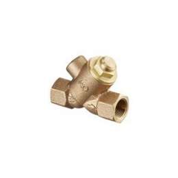 Клапан обратный, Oventrop, пружинный, универсальный, DN-20, 3/4", ВВ, PN, бар-25, T°C -от -10 до +150, бронза/латунь, с уплотнением из EPDM
