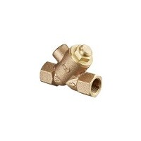 Клапан обратный, Oventrop, пружинный, универсальный, DN-15, 1/2", ВВ, PN, бар-25, T°C -от -10 до +150, бронза/латунь, с уплотнением из EPDM