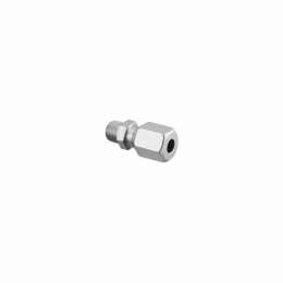 Резьбовое соединение Oventrop с обжимными кольцами "Ofix-Oil", R3/8х10мм, из стали, оцинкованные, разрезные кольцаиз латуни, строительный ряд L, DIN2353, проходное
