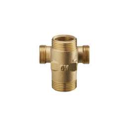 Крестовина, Oventrop, Cofit S, Н ЕК, 1 1/4", 1 1/4", 3/4", 3/4", латунь