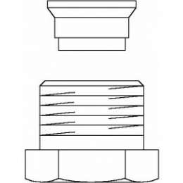 Набор присоединительный со стяжным кольцом, Oventrop, Ofix CEP, G 3/4"x18 мм, латунь, для внутренней резьбы, нажимной винт никелированный, металлическое уплотнение, для медной трубы