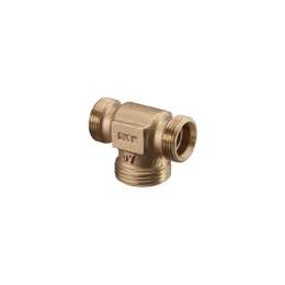 Тройник, Oventrop, Cofit S, Н ЕК, 1 1/4", 3/4", 3/4", бронза (RX)