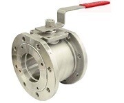 Кран шаровой полнопроходной моноблок, фланцевый, DN80, PN16, ручка, корпус нержавеющая сталь, шар нержавеющая сталь 316, уплотнение PTFE