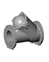 Клапан обратный шаровой, фланцевый, DN100, PN10, корпус нерж сталь, витон (FPM)
