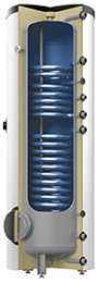 Водонагреватель косвенного нагрева, Reflex, Storatherm Aqua Solar, AF 400/2 C, накопительный, напольный, объём, л-400, эмалированная сталь, цвет-белый