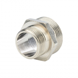 Ниппель STOUT НН переходной никелированный 1"1/4х1"