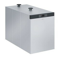 Котёл напольный, Viessmann, Vitocrossal 200, газовый конденсационный, CM2C 142, мощность, кВт-47-142, одноконтурный, камера сгорания-закрытая, система управления-Vitotronic 100 тип CС1,, для погодозависимой теплогенерации, ИК-горелка MatriX, многокотловая