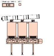 Котёл настенный, Viessmann, газовый конденсационный, Vitodens 200-W 12-294, мощность, кВт-12-294, одноконтурный, камера сгорания-закрытая, система управления-Vitotronic 100/300-K тип HC1B/MW2B, для погодозависимой теплогенерации, 6-ти котловая установка,